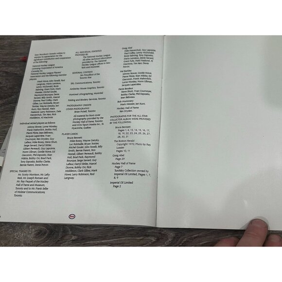 1988-89 ESSO NHL Hockey All Star Collection Complete Album Set Paperback - Picture 7 of 8